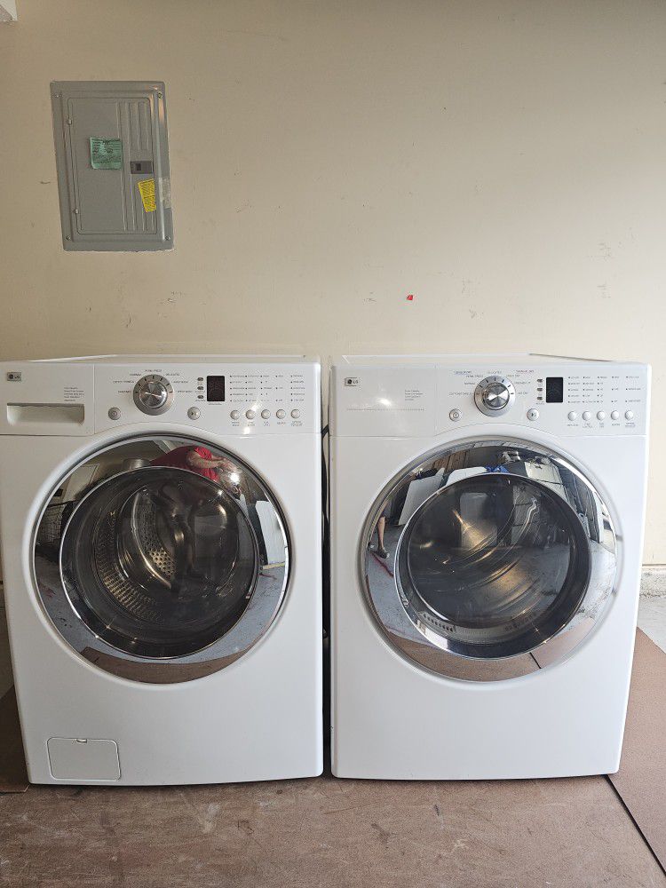 LG Washer And Dryer Set Electric 
