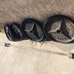 Olympic Weight And Olympic bar SET
