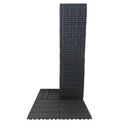 60 PCS - 12"X12" (60 Square Feet) Interlocking Patio Deck Tiles - Waterproof Outdoor Flooring