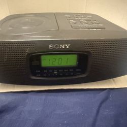 Sony Dream Machine ICF-CD820 Dual Alarm Clock FM AM Radio Snooze Sleep Tested