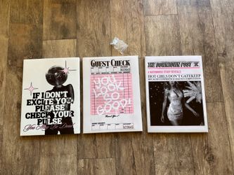 Canvas Wall Art Set Of 3 16L” x 12W”