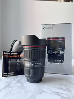 Canon EF 16-35mm f/4L IS USM - Image Stabilized L - Series Wide- Angle Zoom - Excellent Condition 
