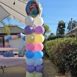 Princess Balloon Column 
