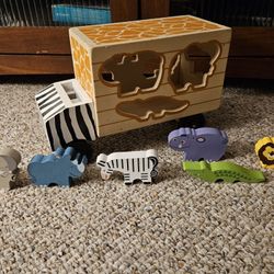 Melissa And Doug Safari Animal Rescue Truck Shape Sorting