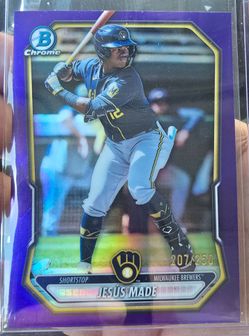 2026 Topps Bowman Chrome Jesus Made #BCP-244 True Purple Refractor /250