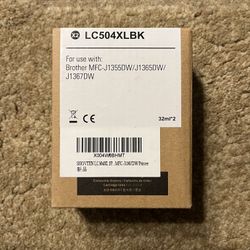 LC504XL Black Ink 2‐Pack for Brother INKvestment MFC‐J1355DW J1365DW J1367DW