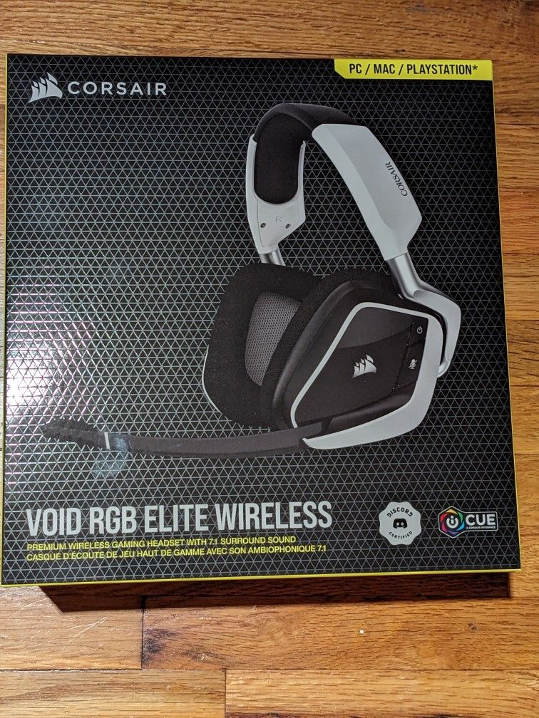 Corsair VOID RGB ELITE Wireless Gaming Headset - 7.1 Surround Sound