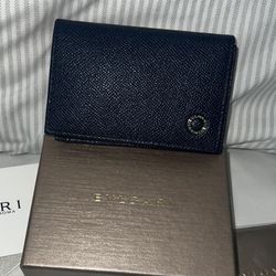 Bvlgari Navy Blue Wallet 