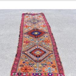 Vintage Turkish Rug   Make Offer 
