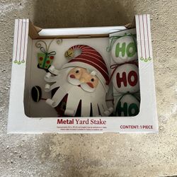 Metal Christmas Yard Stake 