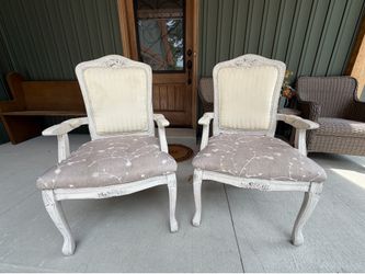 French Country Accent Arm Chairs