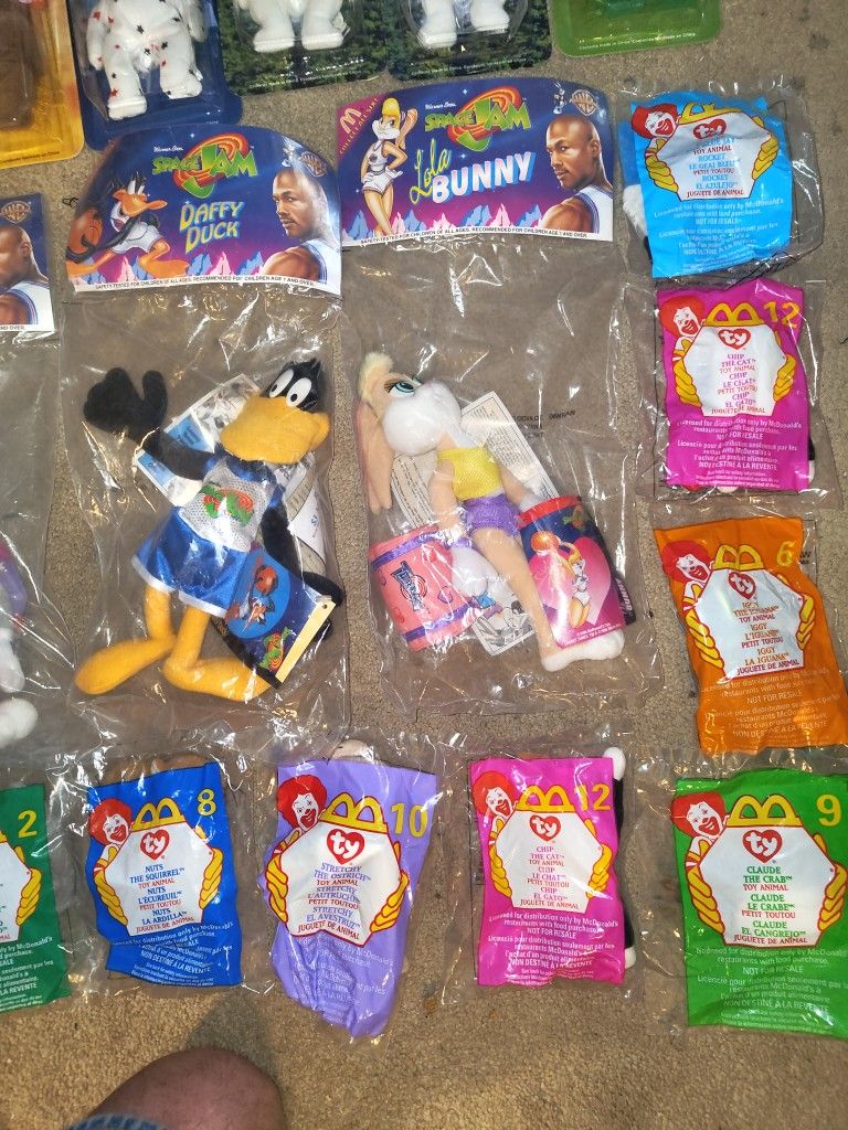 Spacejam And Ty McDonald's Toys