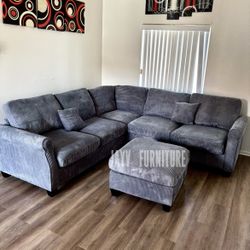 New Dark Gray Sectional