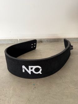 NFQ Black Suede Weightlifting Belt