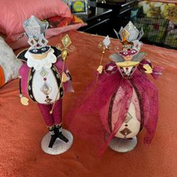 King And Queen Masquerade Figurines 