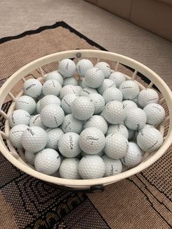 Titleist used tour practice golf balls.