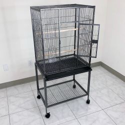 New in Box $95 Large 53-inch Parrot Bird Cage Rolling Stand for Parakeet, Cockatiel, Finch, Lovebird