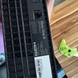 Xbox one x & controller NOT GAMES
