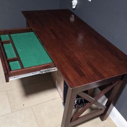 Wood Desk/vanity Table