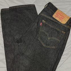 Charcoal Levi 501 Jeans