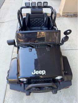 Jeep kid car all black