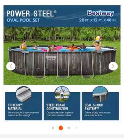 BESTWAY POOL 20 X 12 PARTS