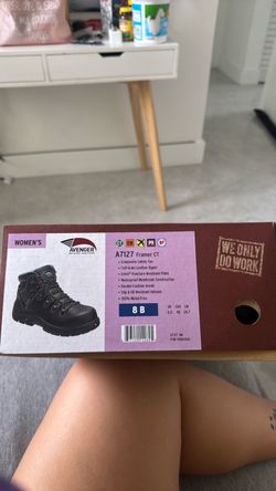 Avenger A7127 Framer CT Women's Work Boots Size 8B