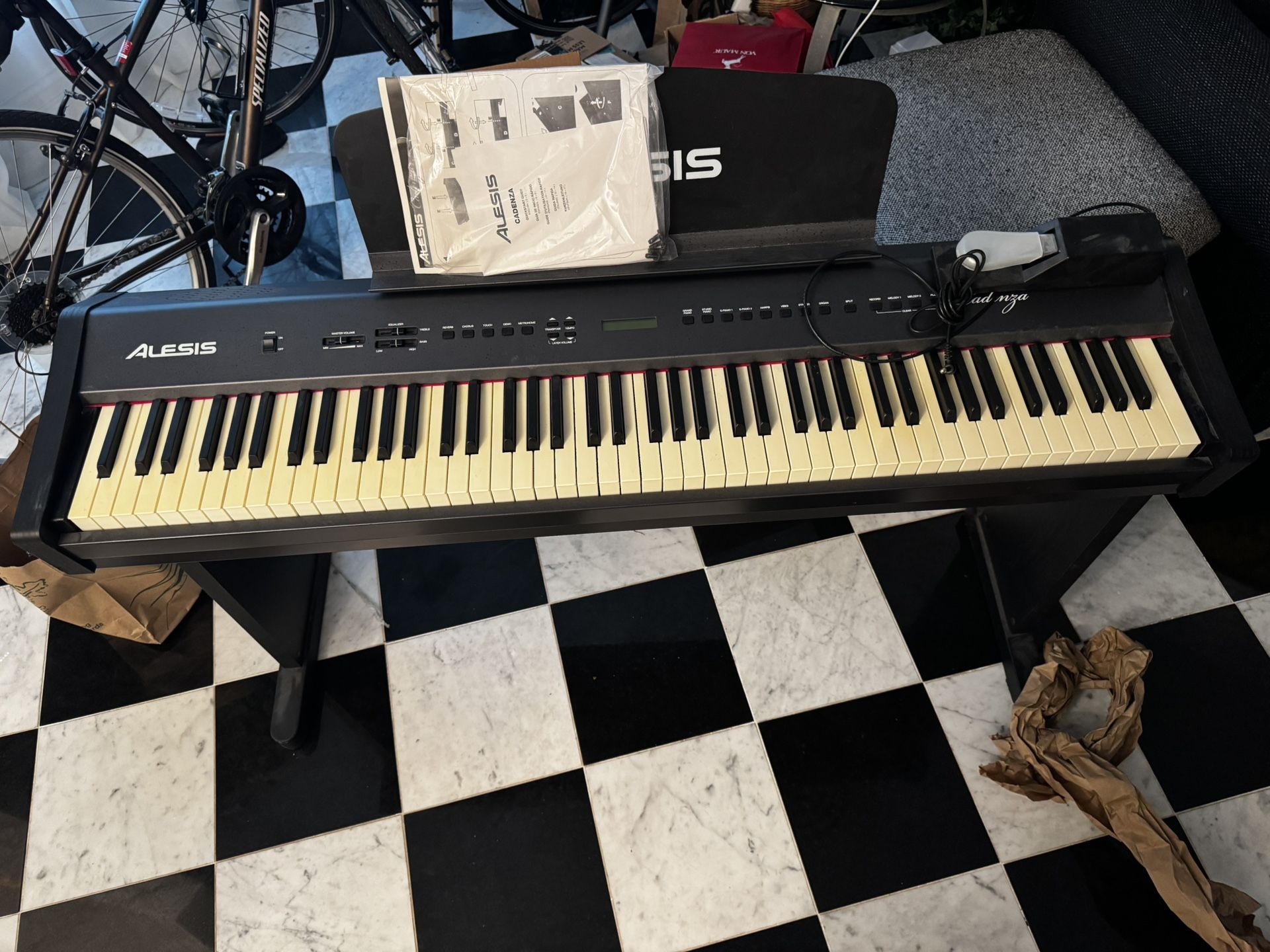 Alesis Full Size Digital Piano With MIDI output