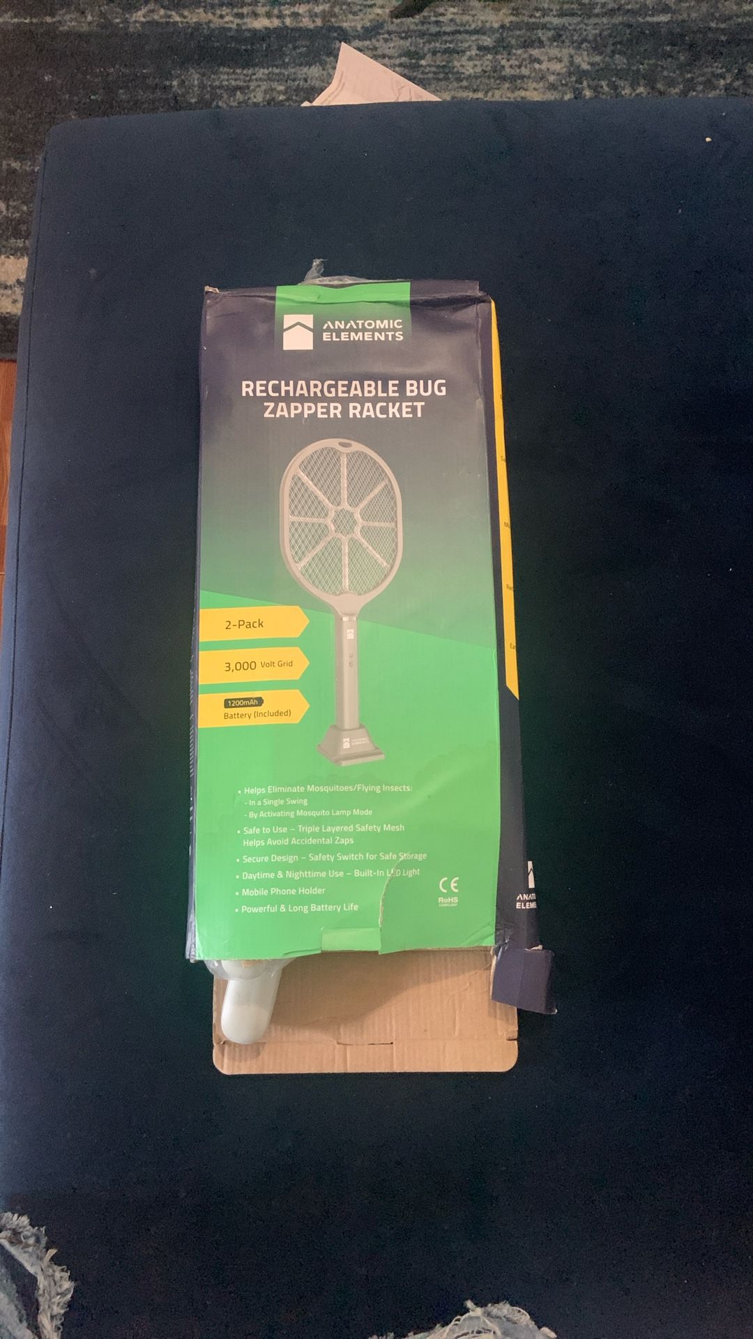 Rechargeable Bug Zaper Rackets
