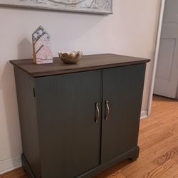 Vintage Record Cabinet 