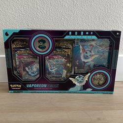 Pokemon Vaporeon Vmax Premium Collection Box Brand New