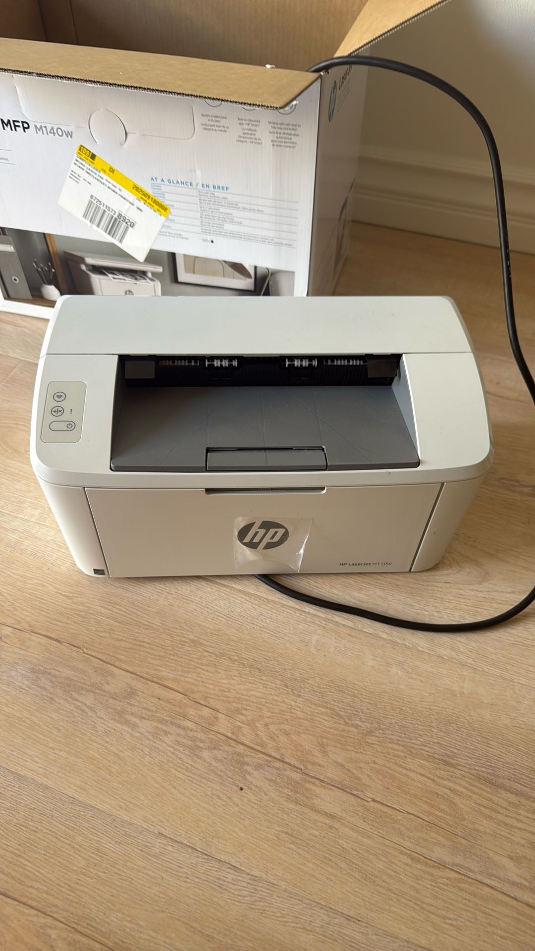 HP Printer Black & White Prints. Laser Jet M 110w