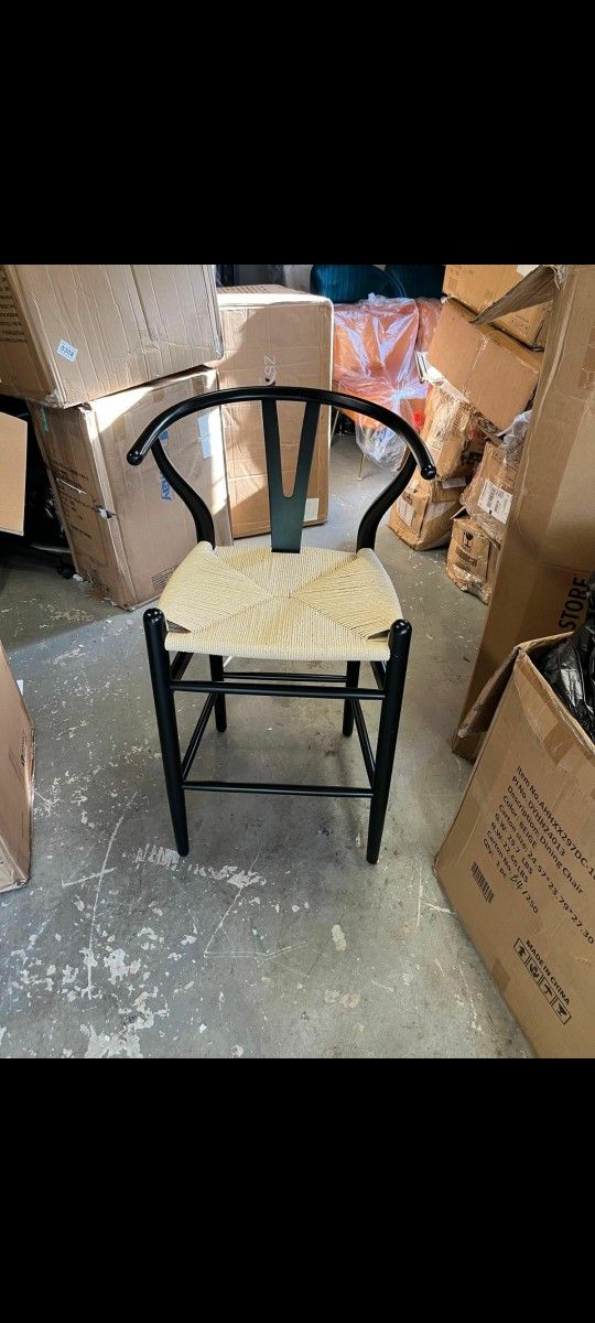 Weave Counter Stool in Black