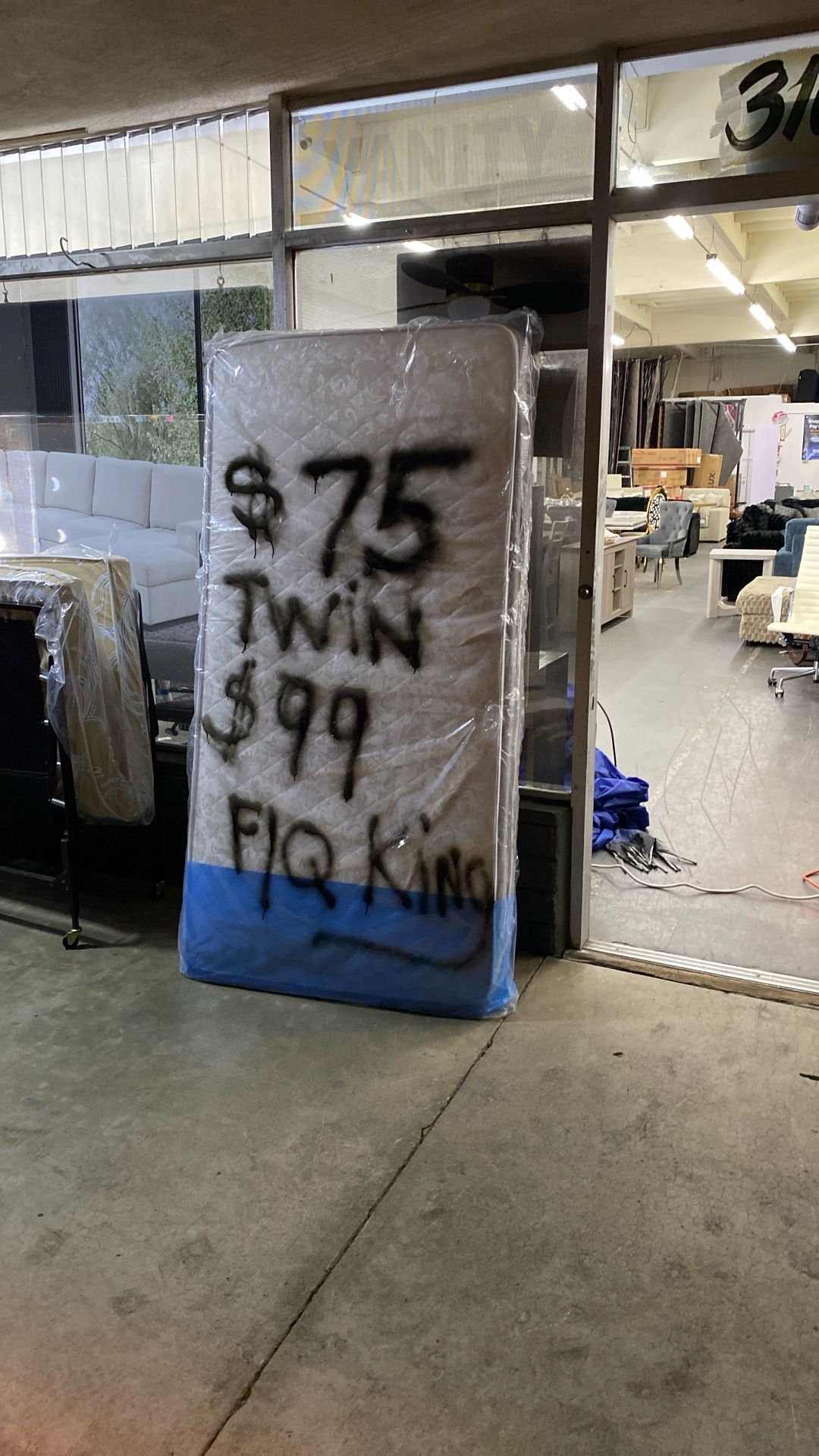 Oceanside Outlet Mattress Sale Is open! $75 Twins In Stock $99 Full Queens & Kings Everyday In Stock Can Deliver