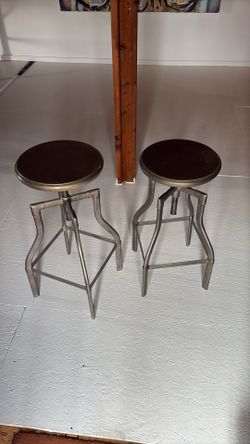 2 x Bar Stools - Crate & Barrel