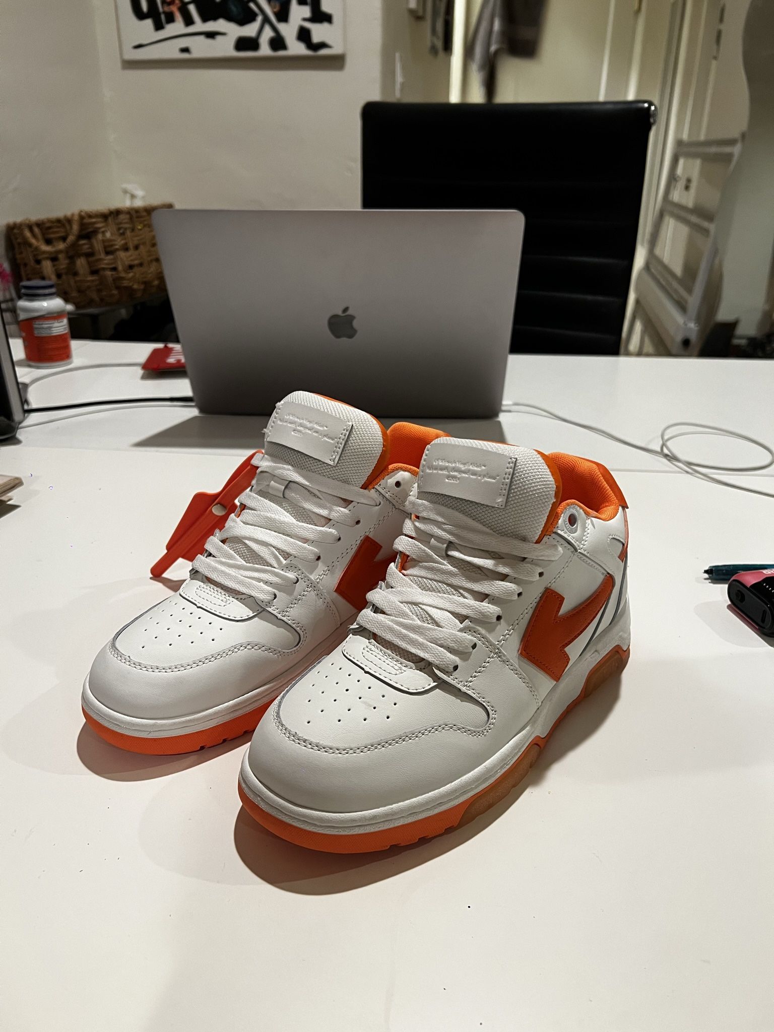 Off-White Out of Office Low White Orange 40eu