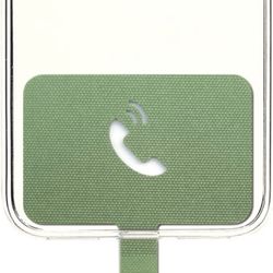 Universal Phone Anchor Tab Under Phone Case, Compatible for Carabiner, Lanyard, Wrist Strap, Phone Charm(1 Green)