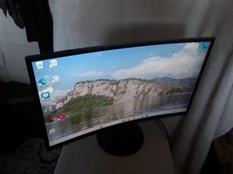 Samsung Curved Gaming Monitor 27" Inch 1800R Curved Screen, 100Hz, Game Mode, HDMI, VGA, USB (Year 2025)
