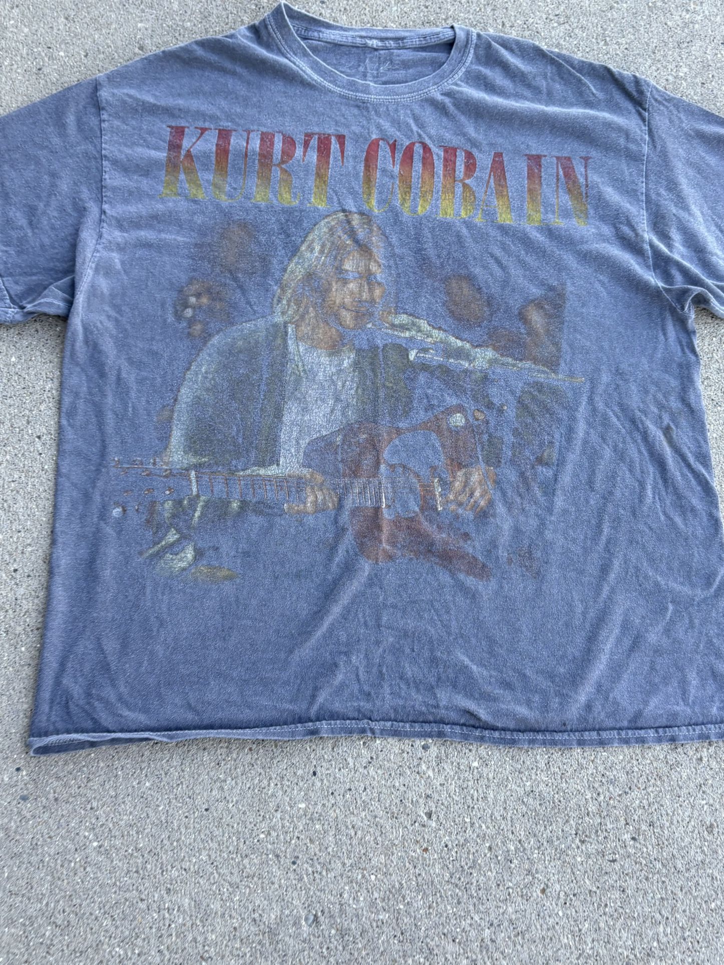 kurt cobain vintage graphic tee