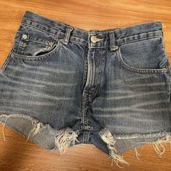 Levis 505 Women's Jean Shorts 100% cotton 18 Reg W 29 L 29