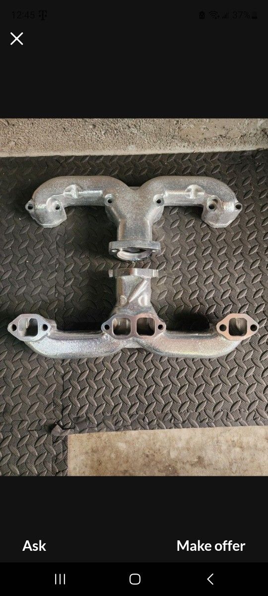 350 Sb Headers Ram Horns