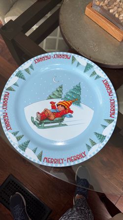 Mary Engelbreit Holiday Platter