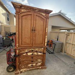 Beautiful Wood armoire 