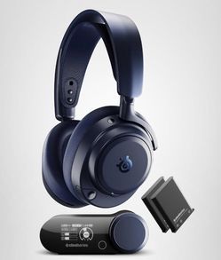 SteelSeries Arctis Nova Pro Omni - Hi-Res Wireless Gaming Headset, 96kHz/24bit, ANC, ClearCast Pro Mic, AI Noise Rejection, Mobile App, Mix 2.4GHz + B