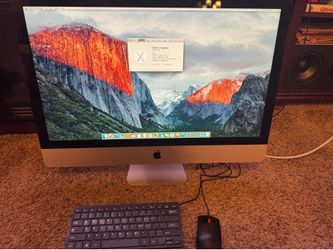 27” iMac 3.4Ghz intel i5 NVDIA GeForce GTX 775 8GB Ram 1TB Apple computer