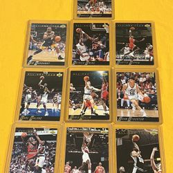 1992 All-NBA Team Set ! (10) w/Jordan !