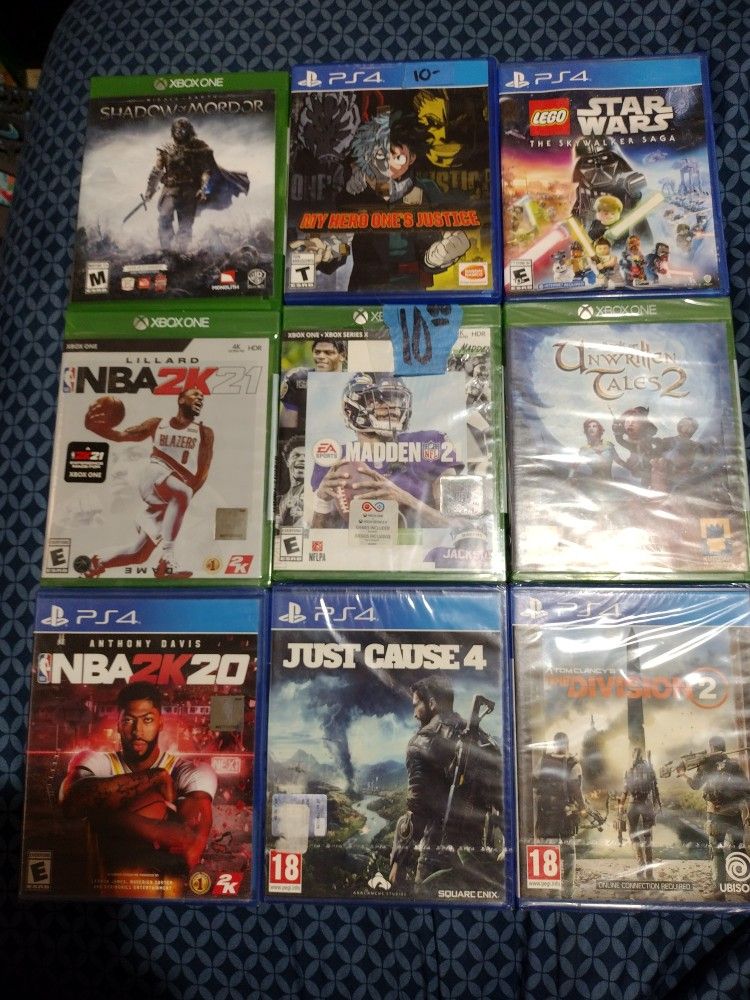 Xbox One / PS4 Games New And Used No Offers No Trades 75th Ave Indian School Serious Buyers Only Please