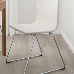 4x Ikea Leather Dining Chairs