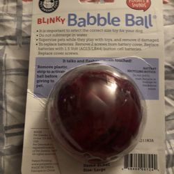 Dog Babble Ball 