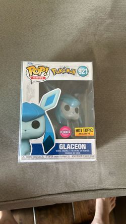 Funko pop Pokemon Flocked Glaceon Hot Topic Exlusive *VAULTED*
